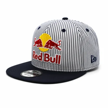 red bull new era striped cap