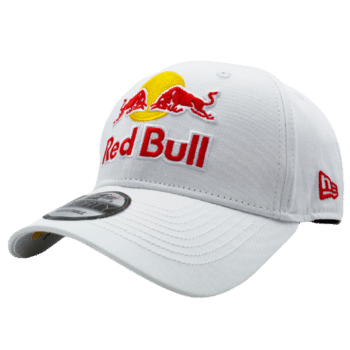 white red bull cap